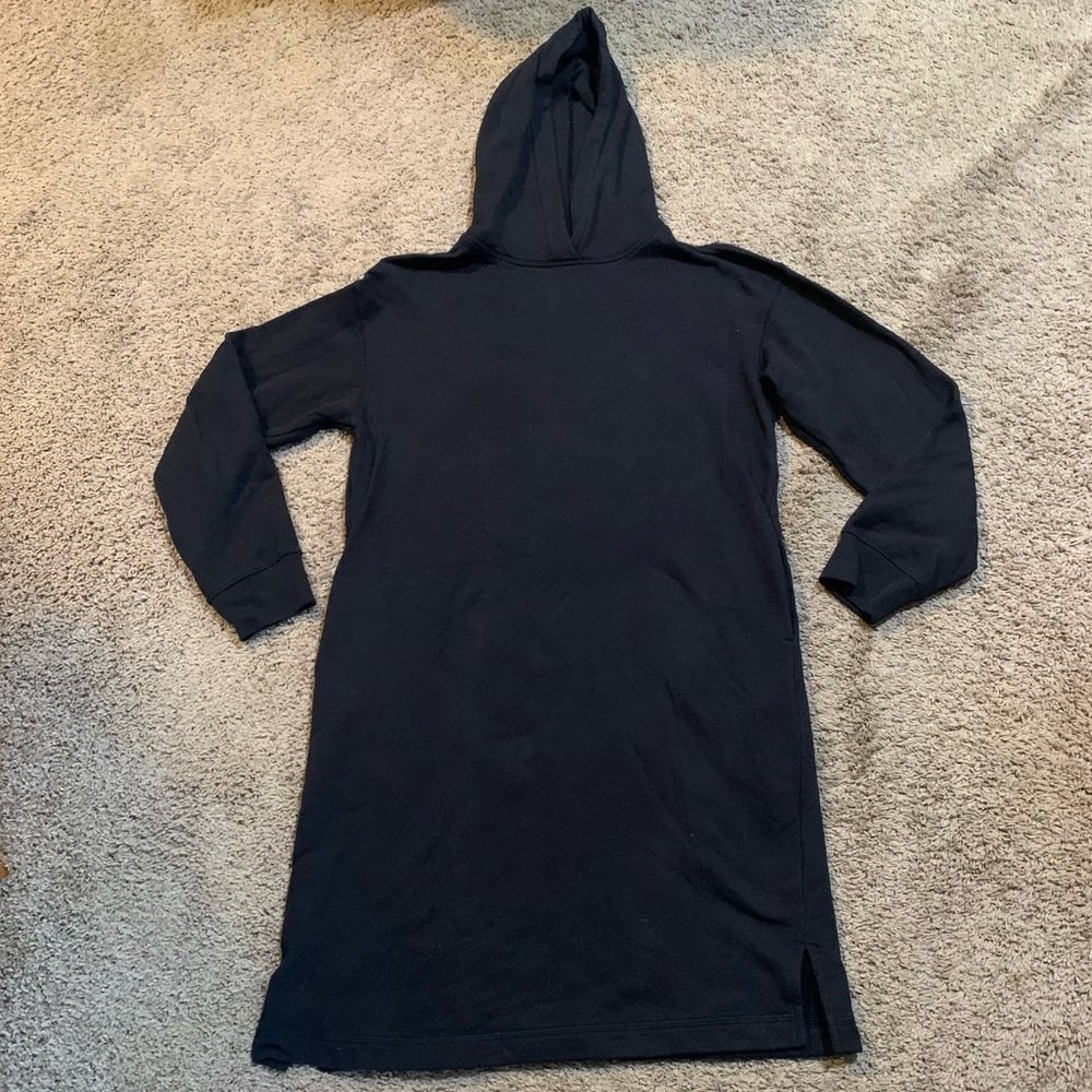Uniqlo Black Sweatshirt Dress Small
